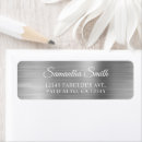 Search for metallic return address labels Minimalist