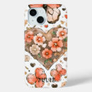 Search for flowers and butterflies iphone cases For her