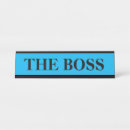 Search for the boss name plates Blue