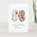 Search for 90th for her birthday cards Ninety