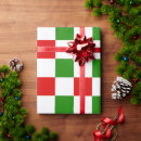 Search for retro christmas wrapping paper Red and green