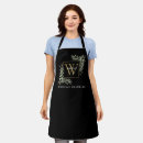 Search for black and white floral aprons Chef