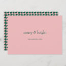 Search for pink and green christmas cards Non photo