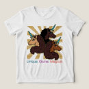 Search for glitter kids tshirts Licensed afro unicorn