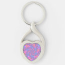 Search for heart fractal key rings Vibrant
