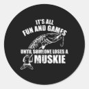 Search for muskie stickers Bait