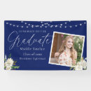 Search for navy blue graduation banners Elegant