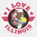 Search for illinois state stickers I love illinois