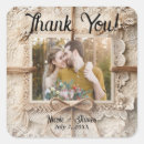 Search for burlap lace wedding stickers Elegant