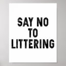 Search for no littering posters Forest