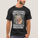 Search for never underestimate the power tshirts Woman