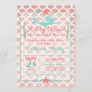 Search for coral baby shower invitations Girls