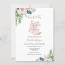 Search for tea time baby shower invitations Pink