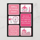 Search for pink carnival invitations Fair