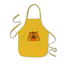 Search for owl on branch aprons Animal
