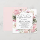 Search for hydrangea baby shower invitations Blush pink