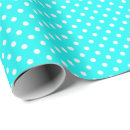 Search for blue teal wrapping paper Dots