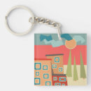 Search for landscape art key rings Abstract