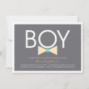 Search for bow tie baby boy shower invitations Modern