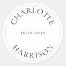 Search for name tag wedding stickers Elegant