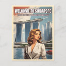 Search for singapore skyline postcards Marina bay sands
