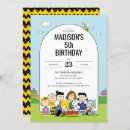 Search for peanuts birthday invitations Charlie brown