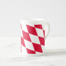 Search for red china mugs Red and white
