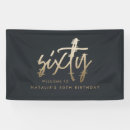 Search for 60th birthday banners Simple