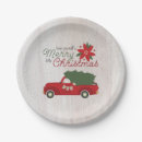 Search for red truck paper plates Vintage