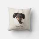Search for dog cushions Dachshund