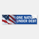 Search for national debt bumper stickers Democrat