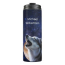 Search for howling wolf travel mugs Animal