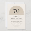 Search for 70th dinner birthday invitations Sophisticated