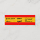 Search for spanish teacher business cards Teaching