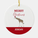 Search for giraffes christmas tree decorations Xmas