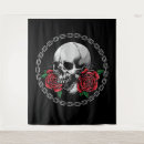 Search for gothic rose art Skull