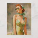 Search for 60s fashion postcards Retro
