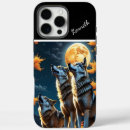 Search for wolves iphone cases Moon