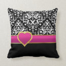 Search for black and pink heart cushions Elegant