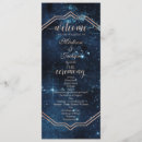 Search for celestial wedding programs Navy blue