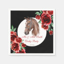 Search for derby napkins Red roses