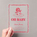 Search for acrylic baby shower invitations Hand drawn