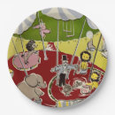 Search for vintage circus plates Animals