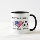 Search for usa soccer mugs Red white and blue