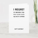 Search for gag birthday cards Joke