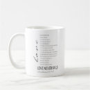 Search for love never fails mugs Love is patient