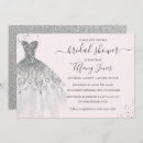 Search for silver glitter bridal shower invitations Watercolor