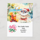 Search for beach santa claus postcards Hawaii