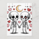 Search for skeleton couple postcards Spooky
