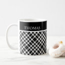Search for black white checkered pattern mugs For him